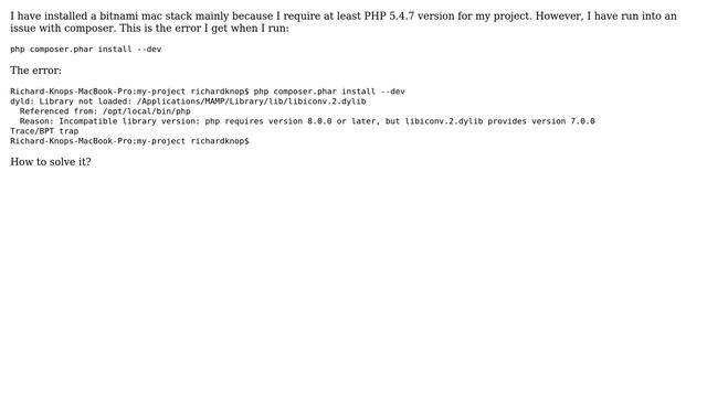 PHP Composer Not Working On Mac смотреть онлайн