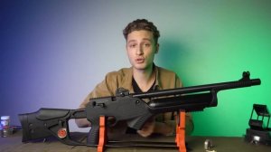 ОБЗОР Пневматическая винтовка Hatsan Barrage 5.5 мм (пластик, полуавтомат)