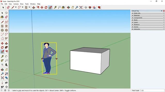 How to Use Scale Tool in Sketch Up | Sketchup Tutorials in Tamil | MDS | Civil Knowledge Tamil смотреть онлайн