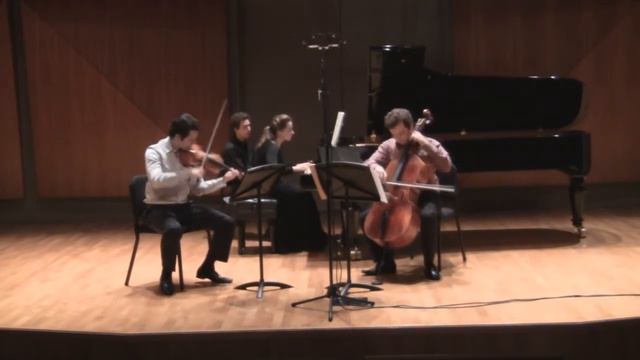 Beethoven Ghost Trio opus 70 Mvt I @ Colburn David Lisker, Yana Reznik, Eugene Lifschitz смотреть онлайн
