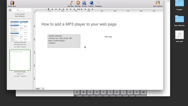 How to add a music player to your web page смотреть онлайн
