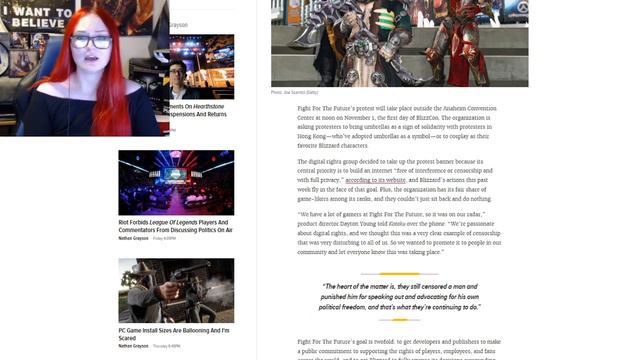 BlizzCon Protests Planned, Blitzchung's Response, Tokyo Mirage Censorship, Cuphead Clone. смотреть онлайн