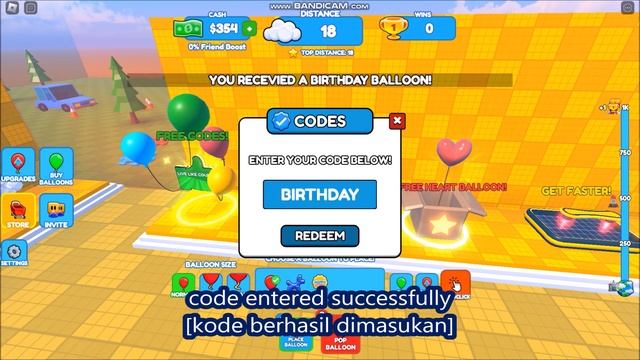 *ALL CODES WORK* [?UPD] Balloon Simulator ROBLOX | July 21, 2023 смотреть онлайн