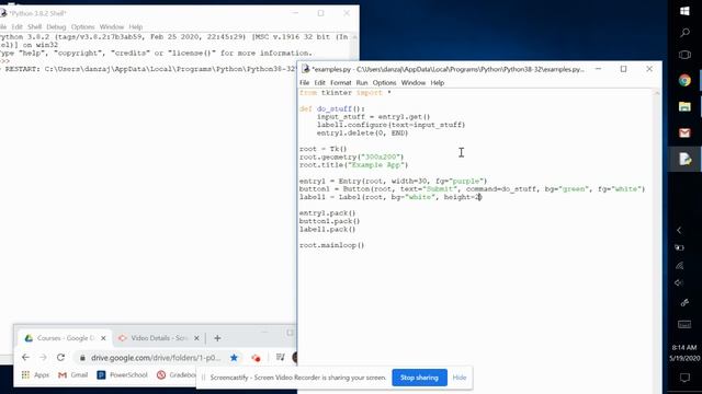 How To Change A Widget's Height | Python GUI Apps With Tkinter смотреть онлайн