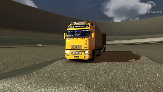Volvo FH12 Tandem ETS2 (Euro Truck Simulator 2) смотреть онлайн