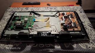 Ремонт телевизора SAMSUNG LE26B450K4W. Пропадает настройка каналов. смотреть онлайн