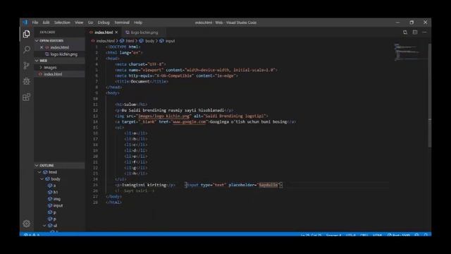 Web dasturlash 9-dars Anketa(1-qism) смотреть онлайн