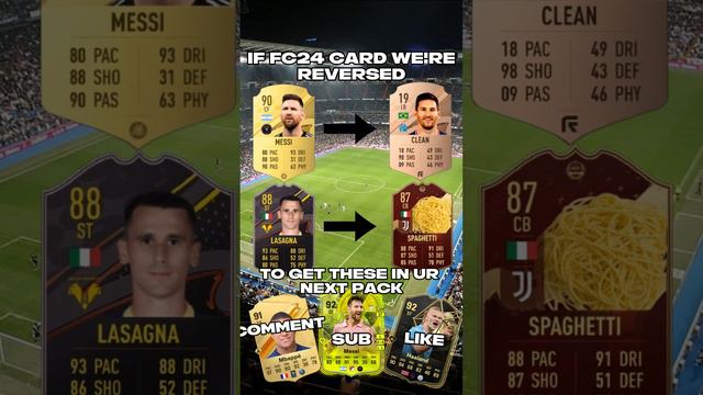 IF FC24 CARDS WE'RE REVERSED! смотреть онлайн