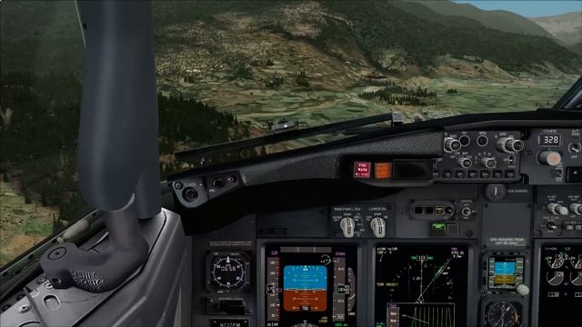[FSX] PMDG Landing Paro, Bhutan (VQPR) 15 [HD]