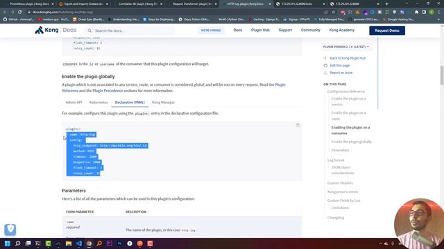 kong API gateway deploy request HTTP logging declarative docker - episode 10 смотреть онлайн