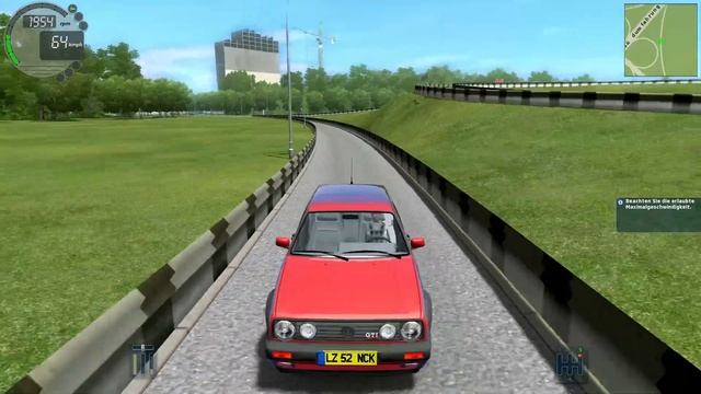 City Car Driving mit Mods - VW Golf II GTI смотреть онлайн