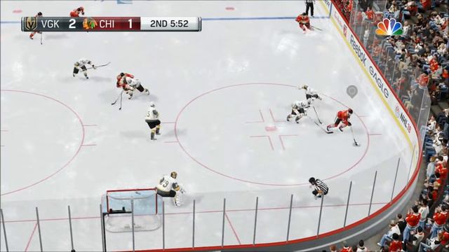 NHL 18 (Xbox One S) Vegas Golden Knights vs Chicago Blackhawks. смотреть онлайн