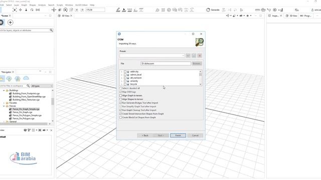 Export an OSM file from OpenStreetMap to Esri CityEngine смотреть онлайн