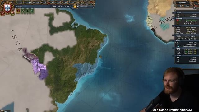 Huge 60 Player Roleplay Game! | TommyKay Plays Portugal in Europa Universalis IV - Part 1 смотреть онлайн