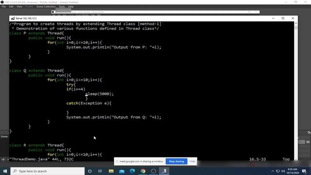 Java Thread creation, priority, threadID, sleep( ) смотреть онлайн