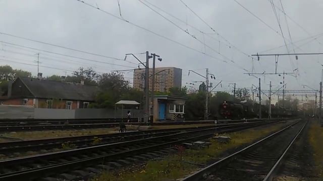 Прибытия поезда Победы в Минеральные Воды смотреть онлайн