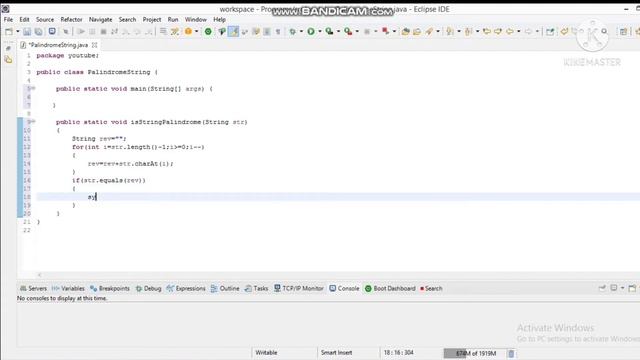 How to Check String is Palindrome or Not? | Java Program смотреть онлайн