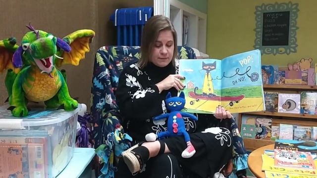 Story Time with Miss Lisa - Pete the Cat and his four groovy buttons смотреть онлайн