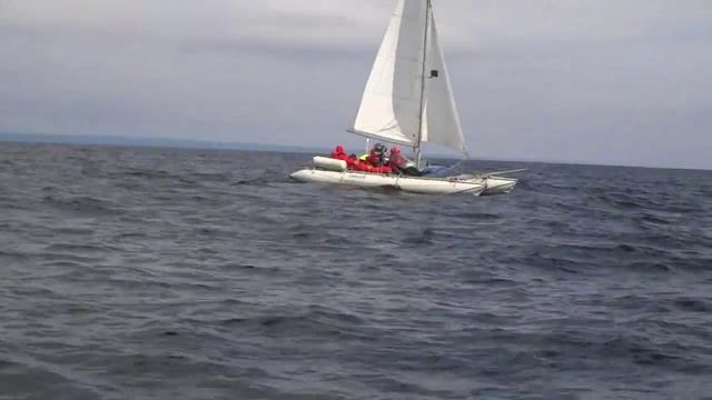 Поход на парусных катамаранах по Онеге смотреть онлайн