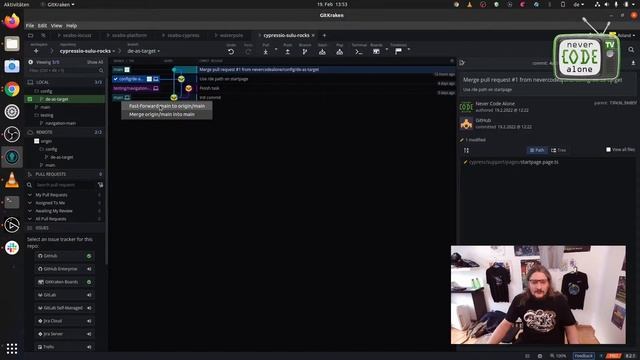Schneller und effizienter mit dem GitKraken - Merge und Fast Forward смотреть онлайн