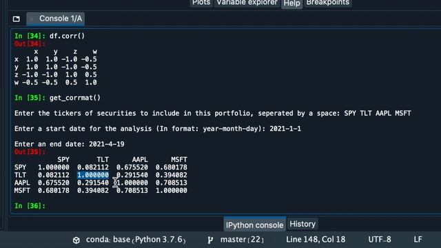 The Correlation Matrix in Python (Using Pandas) смотреть онлайн