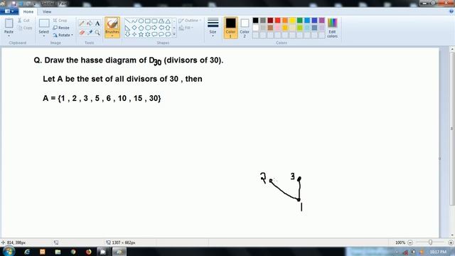 Discrete Structure | Hasse Diagram of D30 (Divisors of 30) | Hindi смотреть онлайн