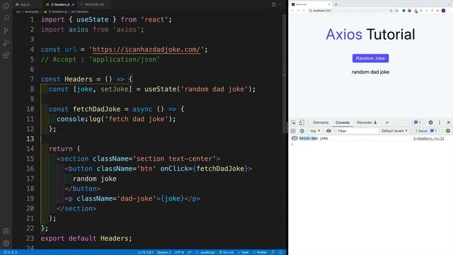 Axios - Set Headers смотреть онлайн