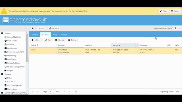 2. Setup Static IP Address in openmediavault. смотреть онлайн