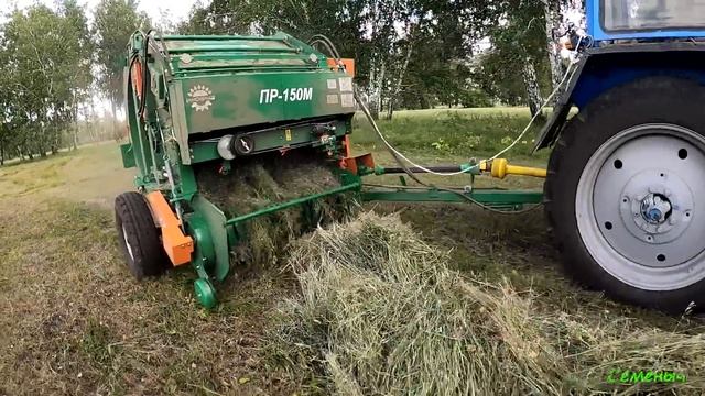 ЧЕСТНЫЙ ОТЗЫВ после сезона работы. Пресс-подборщик рулонный ПР-150М. Грабли ворошилки ГВВ-6,0 А. смотреть онлайн