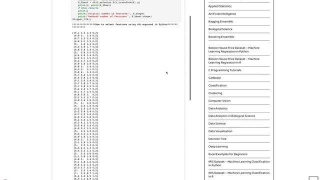 How to select features using chi squared in Python смотреть онлайн