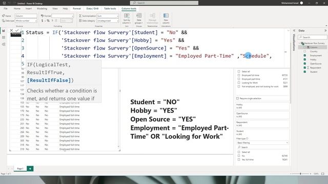 How to use AND & OR conditions within IF Statement in PowerBI | MiTutorials смотреть онлайн
