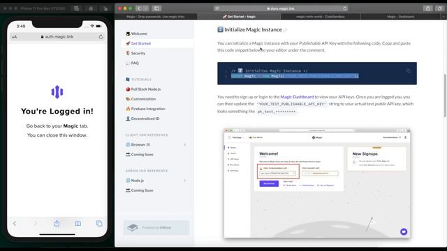 Magic Hello World Demo смотреть онлайн