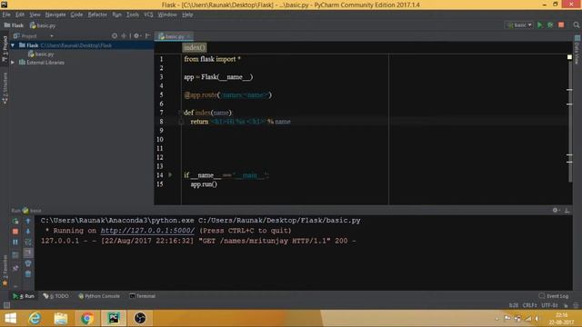 Python Programming from Scratch - 30 - Flask смотреть онлайн