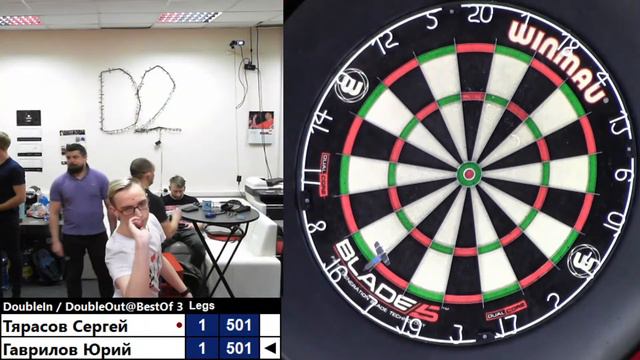 Тренировочный турнир | Double In Double Out @ 24/03/2021г. смотреть онлайн