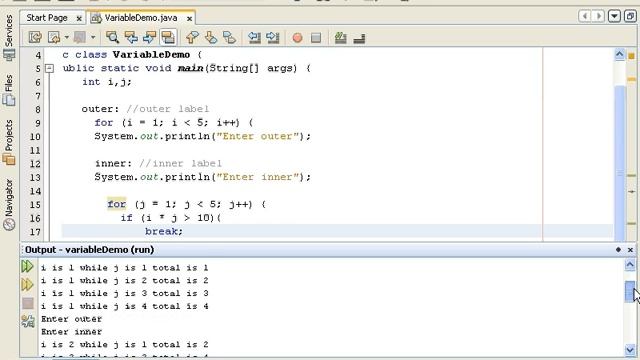 JAVA - Lesson 11 - using break to break out of loops смотреть онлайн