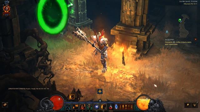 Полное прохождение Комплектного Подземелья Варваром в сете Наследие Рекор