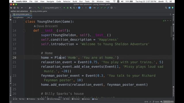 Young Sheldon Python Text Adventure смотреть онлайн