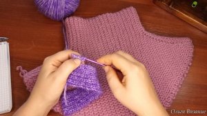 Элегантная простая Манишка крючком узором Резинка