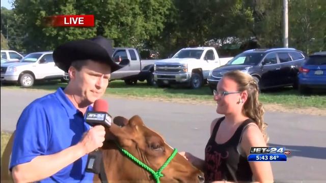 Meteorologist Tom Atkins LIVE from 75th Annual Albion Fair 5:30 p.m. смотреть онлайн