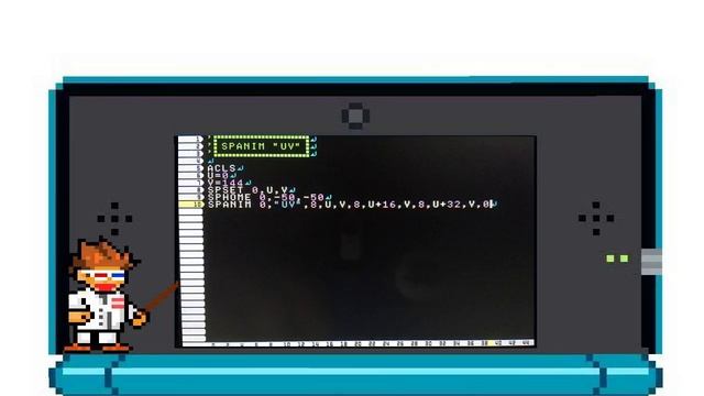 SmileBASIC Tutorials- SPANIM "UV" смотреть онлайн