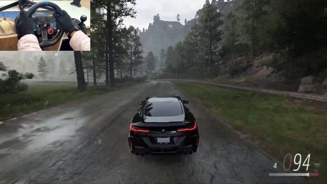 1450 Hp BMW M8 Forza Horizon 5 Gameplay ( Steering Wheel + Shifter) смотреть онлайн