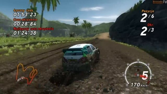Sega Rally - Tropical 3 Gameplay смотреть онлайн