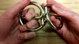 Металлическая головоломка «e-кольца»! Как разобрать?