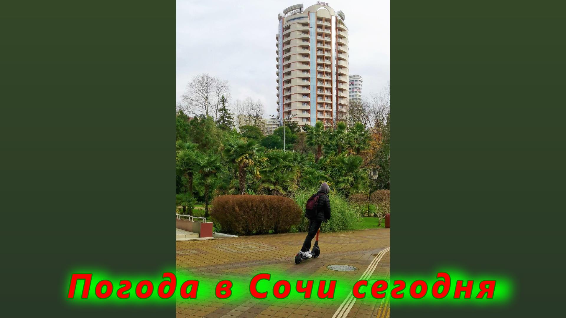 Погода в Сочи сегодня смотреть онлайн