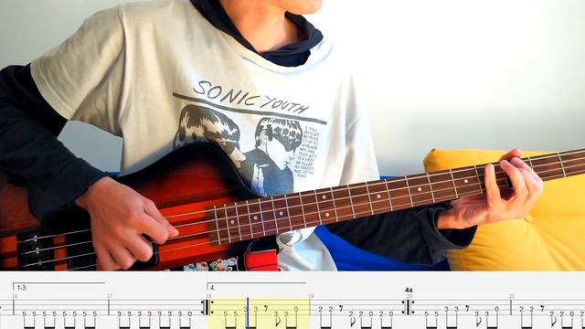 Radio Friendly Unit Shifter – Nirvana – Bass cover with tabs (4k) смотреть онлайн