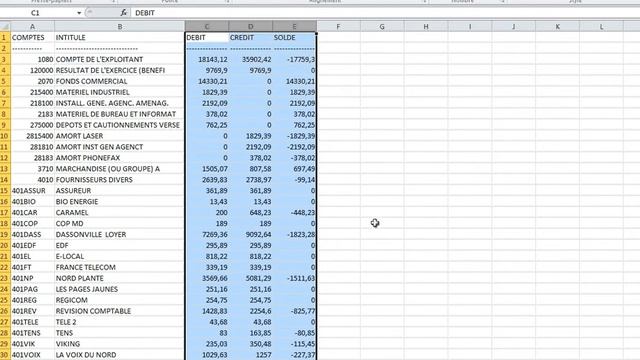 EXCEL IMPORT BALANCE TXT DELIMITE смотреть онлайн