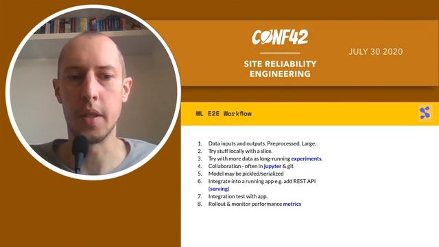 Machine Learning in Production - MLOps | Ryan Dawson | Conf42 SRE 2020 смотреть онлайн