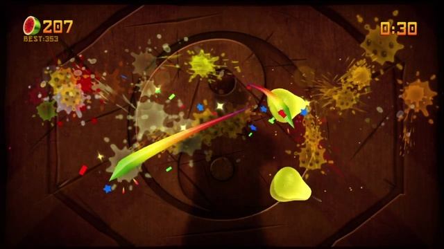 Fruit Ninja Kinect - Beast Mode смотреть онлайн