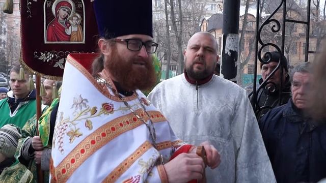 Водосвятный молебен 19 января 2017 г. Прот. Петр Семащук смотреть онлайн