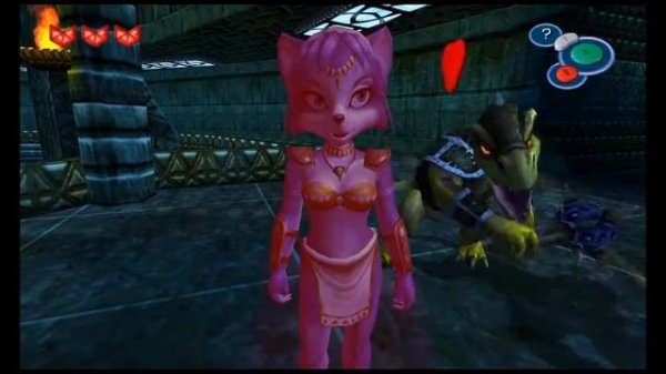 Star Fox Adventures - Krystal's Physics And Sharpclaw